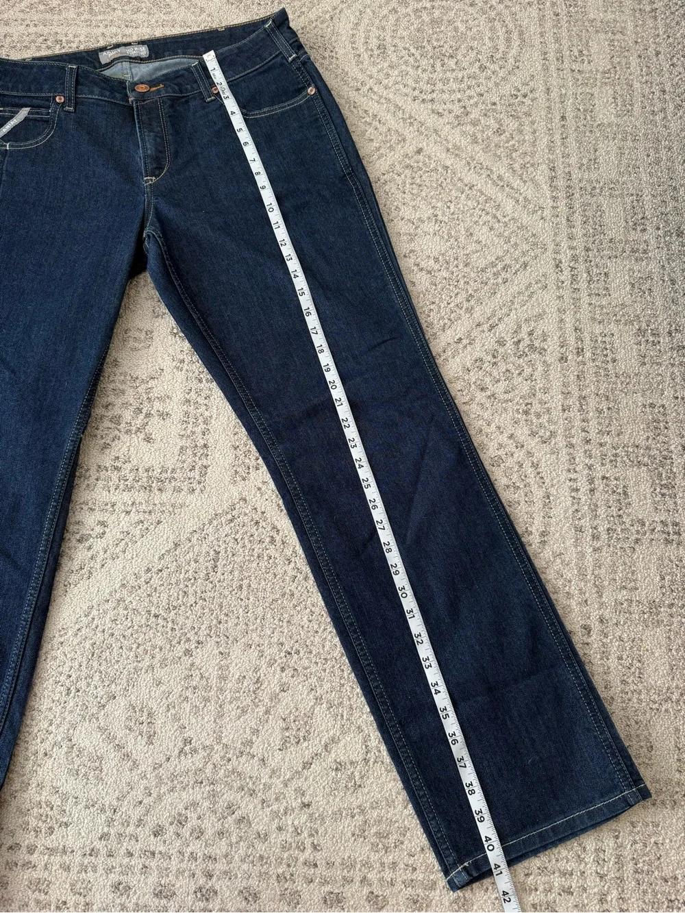 Ariat Rebar Mid Rise Straight Dark Wash Sz 33R Ladies - Picture 5 of 12